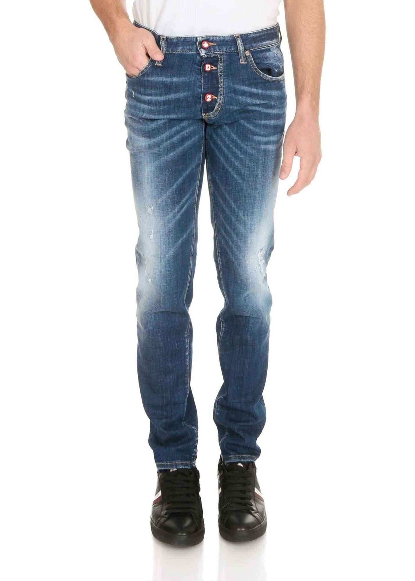 DSQUARED2 Simple Medium Slim Jeans Blue