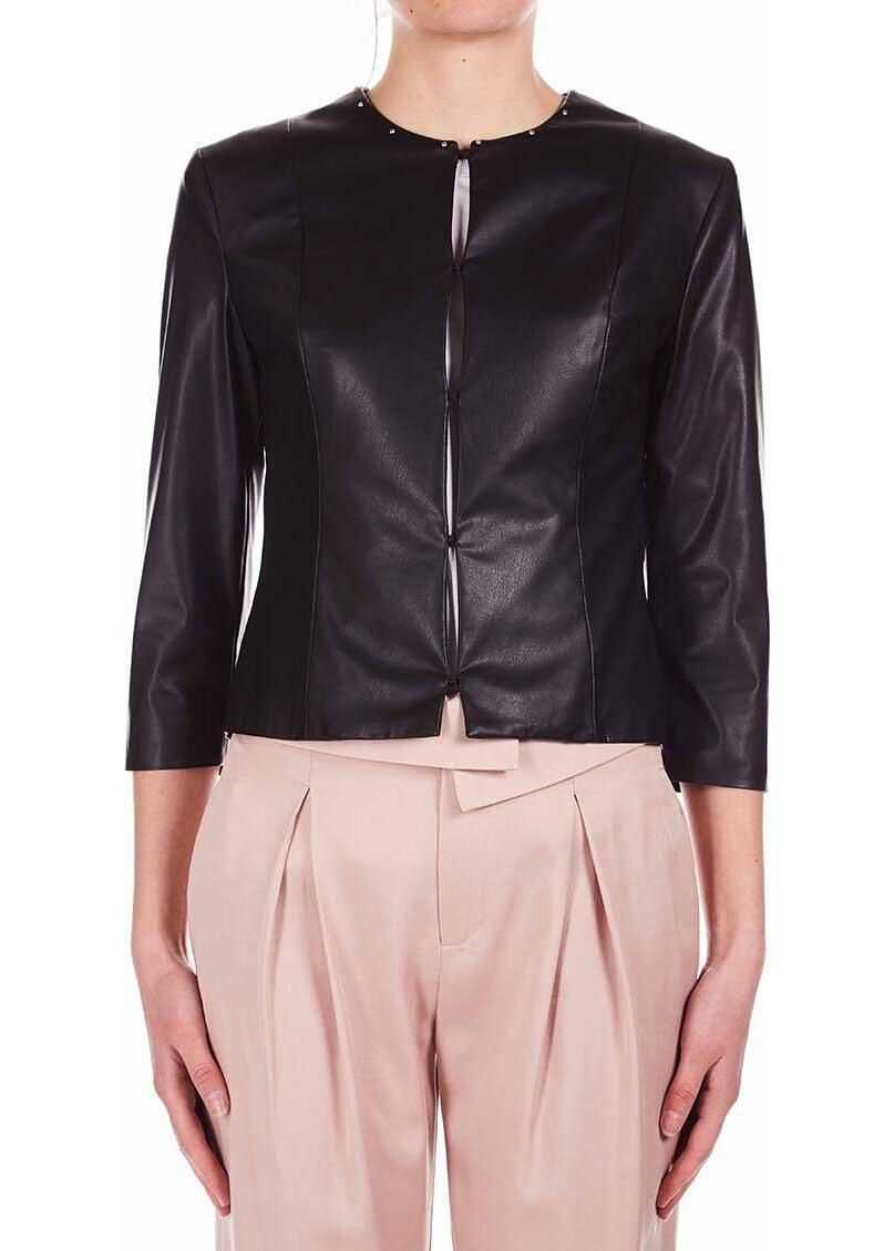 Liu Jo Faux leather jacket Black