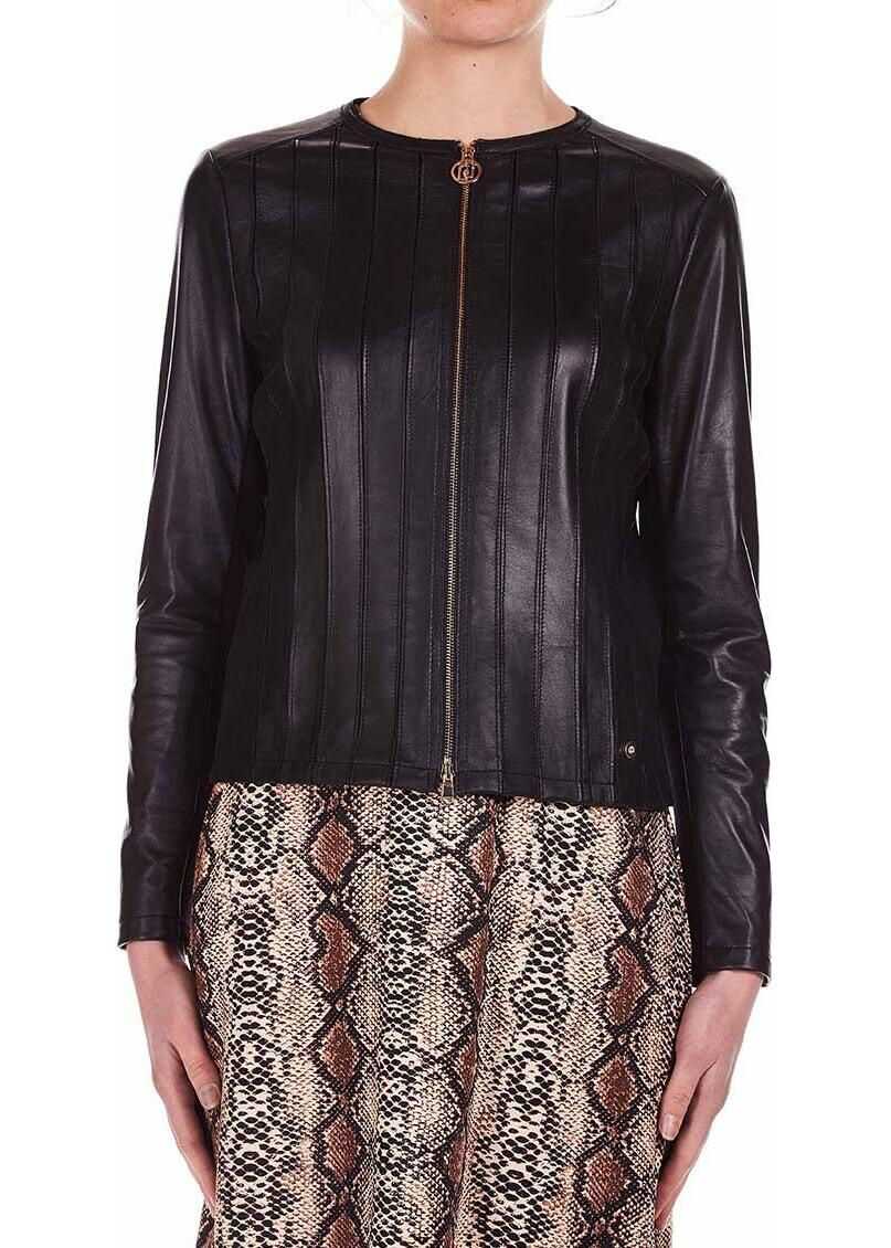 Liu Jo Leather jacket Black