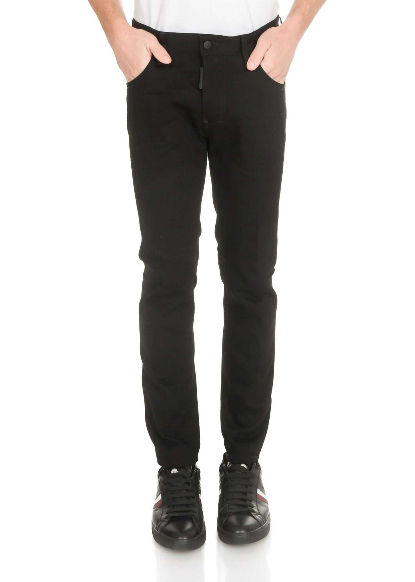 DSQUARED2 Skater Jeans In Black Black