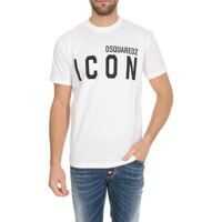Tricouri Icon T-Shirt In White Barbati