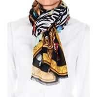 Esarfe Lightweight scarf with animal print Femei