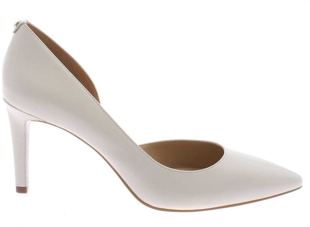 Michael Kors Dorothy Pumps In Cream Color Cream