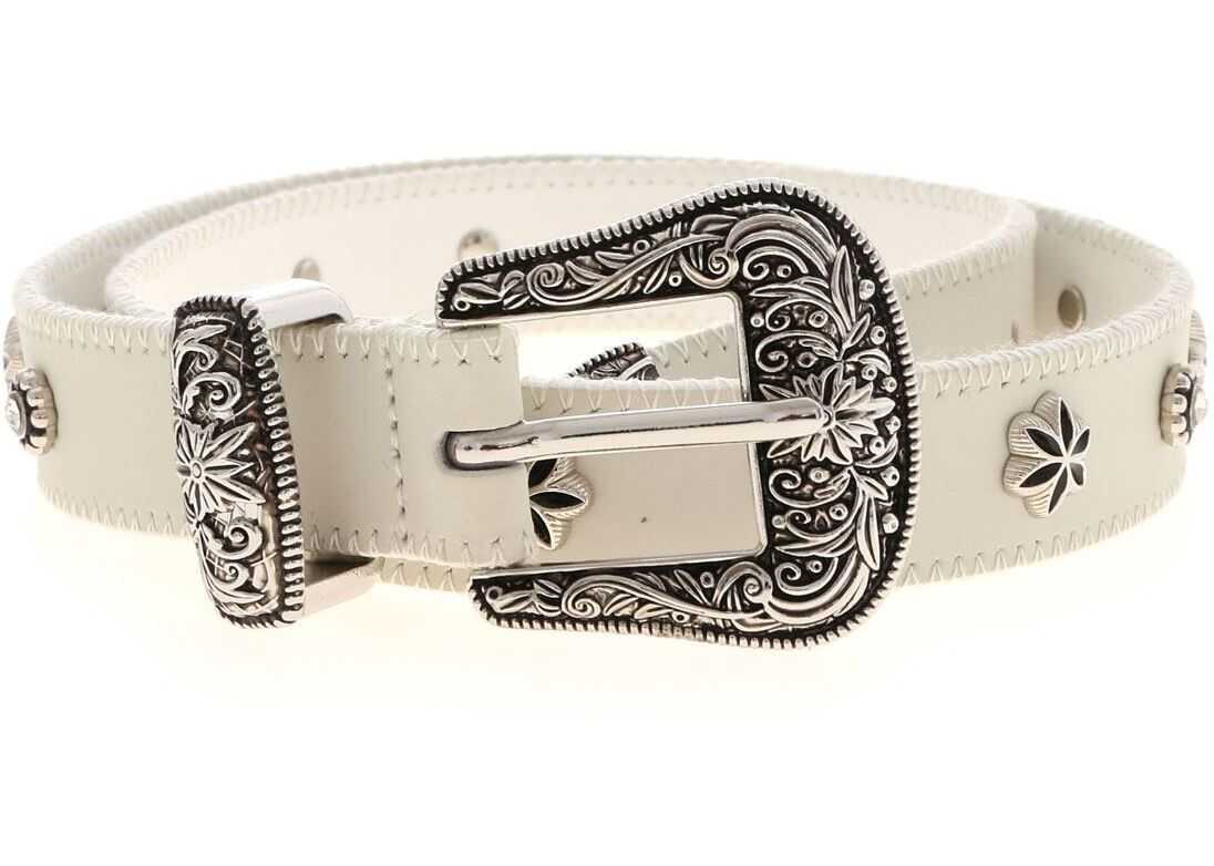 Pinko Junin Belt In White White