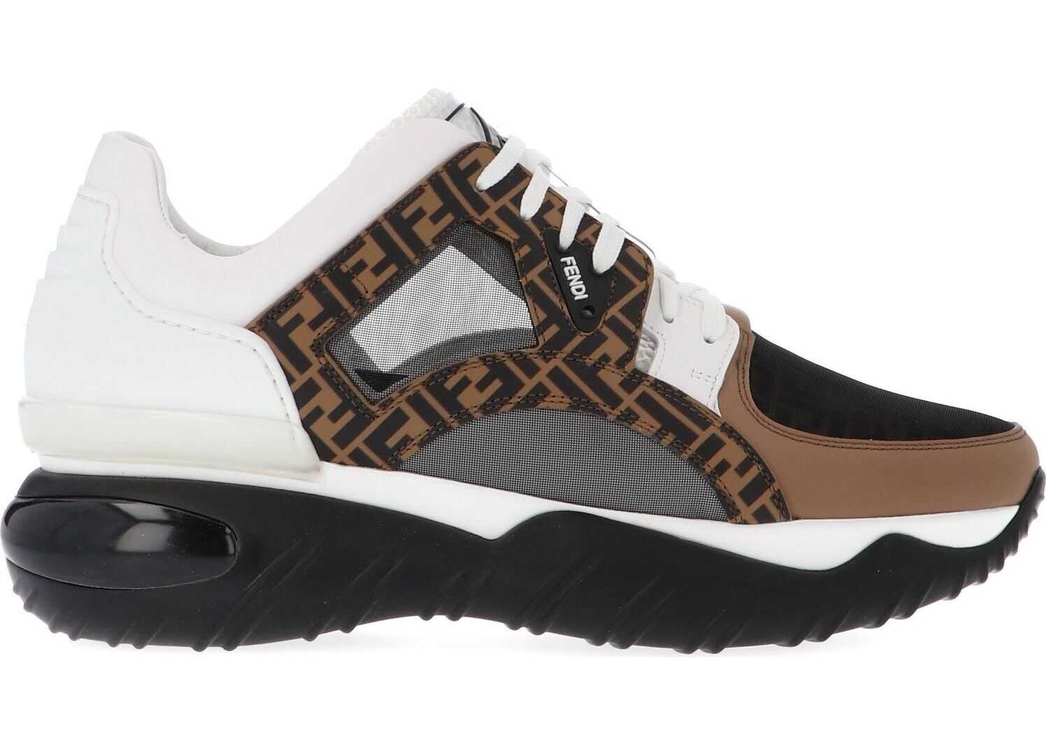 Fendi Leather Sneakers BEIGE