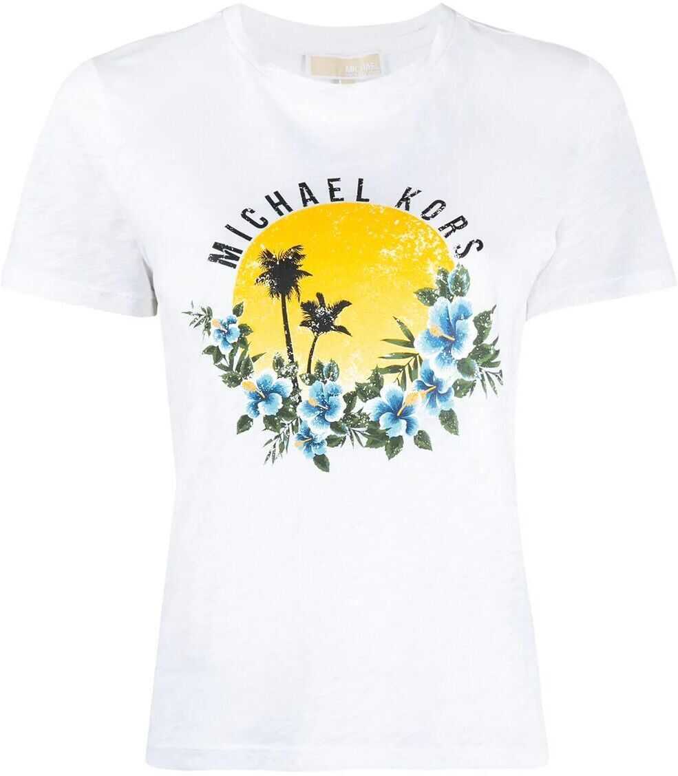 Michael Kors Cotton T-Shirt WHITE