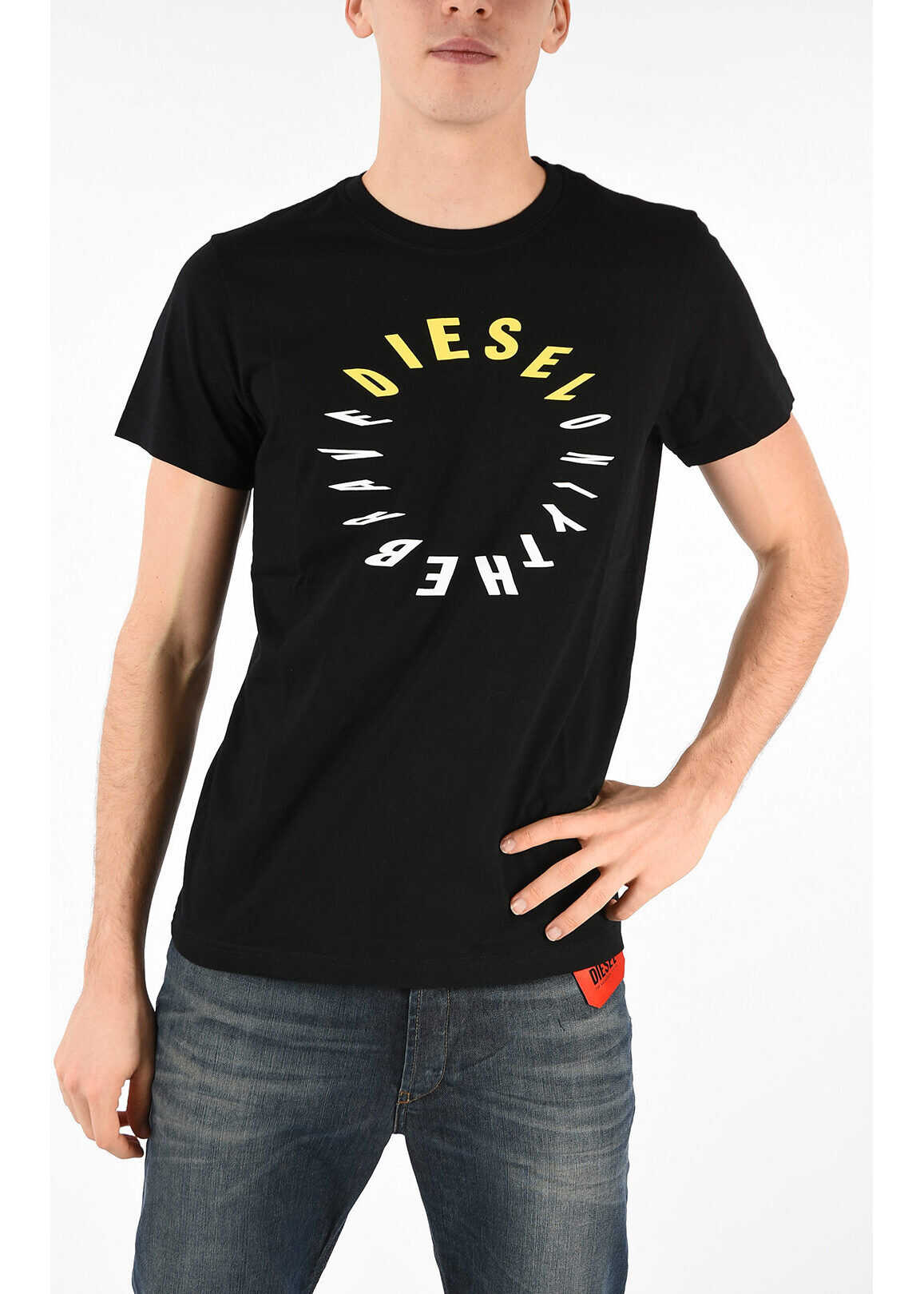 Diesel Printed T-DIEGO-Y2 T-shirt BLACK