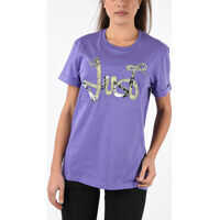 Tricouri Just Cavalli Sequined and Studded T-shirt