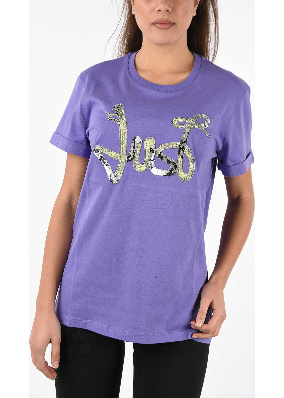 Sequined and Studded T-shirt