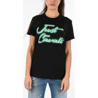 Tricouri Just Cavalli Crewneck Logo T-shirt