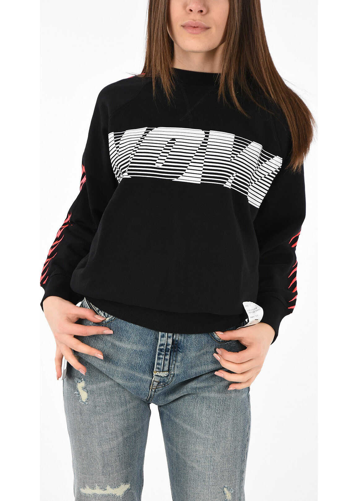 Diesel Logo F-Roxxy-D Sweatshirt Black