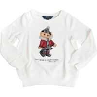 Pulovere casual Holiday Bear Terry Pullover In White* Fete