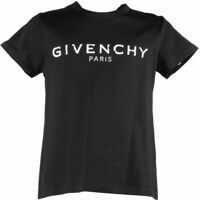 Tricouri Cotton Jersey T-Shirt In Black With Vintage Logo Print Fete