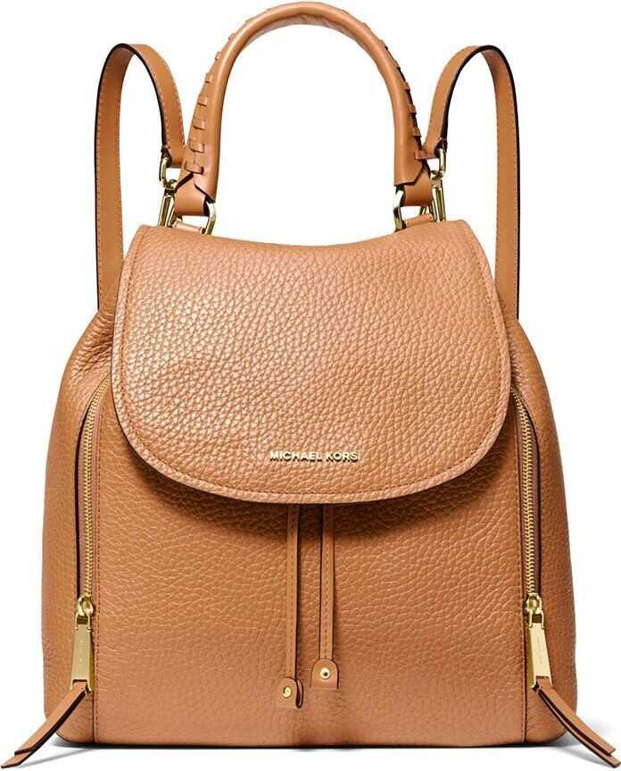 Michael Kors Leather Backpack BROWN