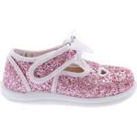 Balerini Glitter Sandal In Pink And White Fete
