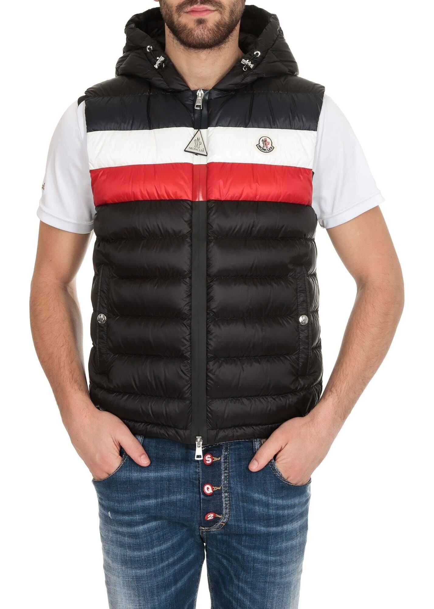 Moncler Timothe Sleeveless Down Jacket In Black Black