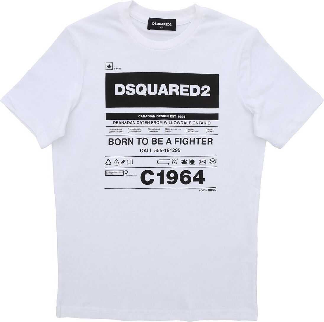 DSQUARED2 Dsquared 2 C1964 T-Shirt In White White