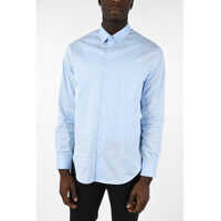Camasi casual EMPORIO Cotton Popeline Italian Collar Shirt Barbati