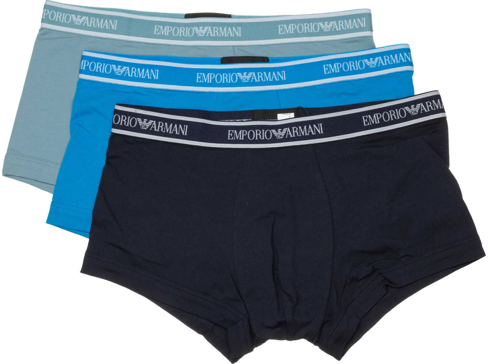 Emporio Armani Shorts Tripack Blue