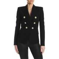 Sacouri office Six Buttons Jacket In Black Femei