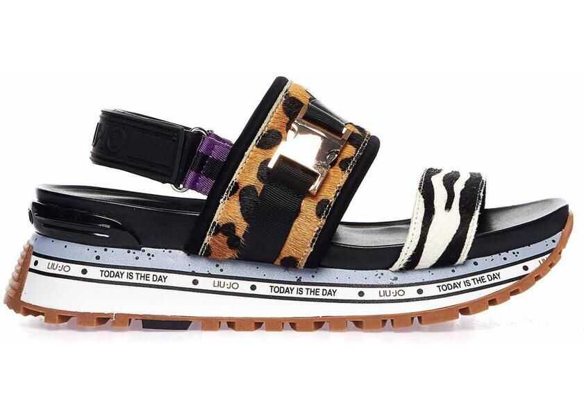 Sandale Sport Liu Jo Sandals Wonder Maxi 06 Black Femei Boutique