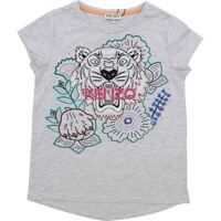 Tricouri Disco Jungle Tiger T-Shirt In Melange Grey Fete