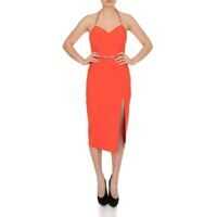 Rochii de zi Sleeveless Sheath Dress In Lacca Color Femei