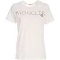 Tricouri Moncler Moncler Print T-Shirt In White