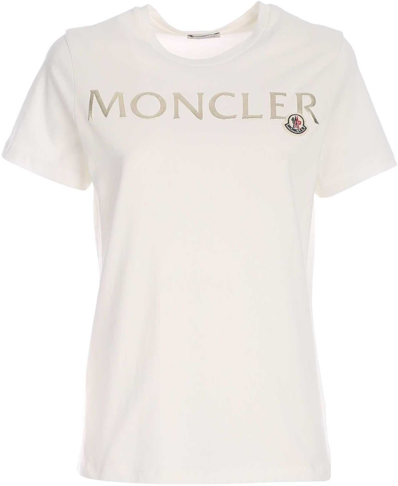 Moncler Moncler Print T-Shirt In White 8C71510 V8094 033 White