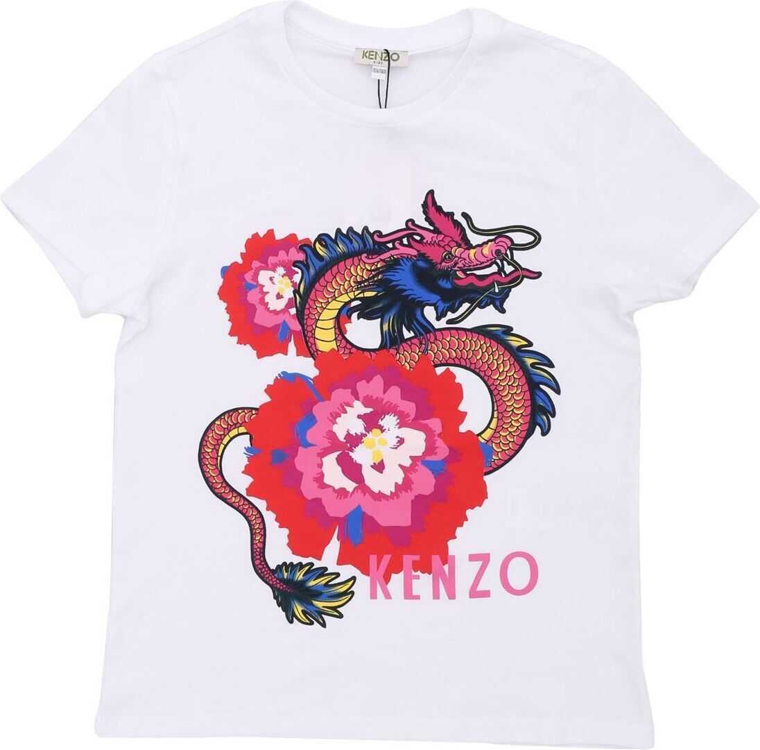 Kenzo White Japanese Flower T-Shirt* White