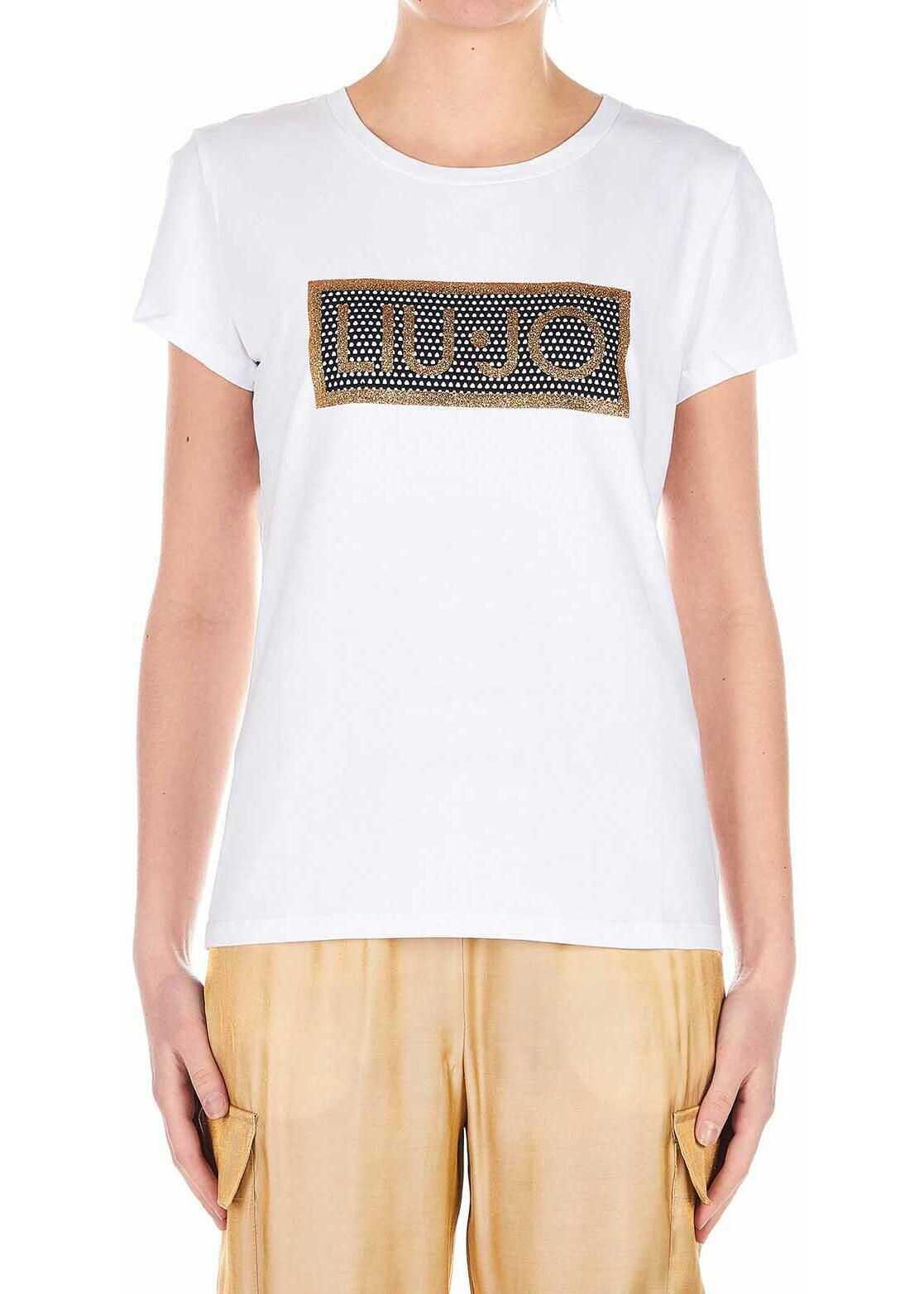 Liu Jo T-Shirt with logo type "M/C" White