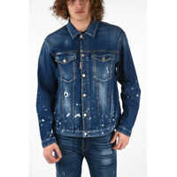 Geci de blugi Denim Vintage Effect Jacket Barbati