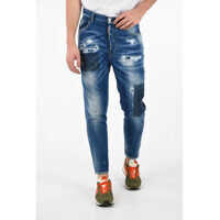Blugi drepti 14 cm Vintage Effect 80'S Jeans Barbati