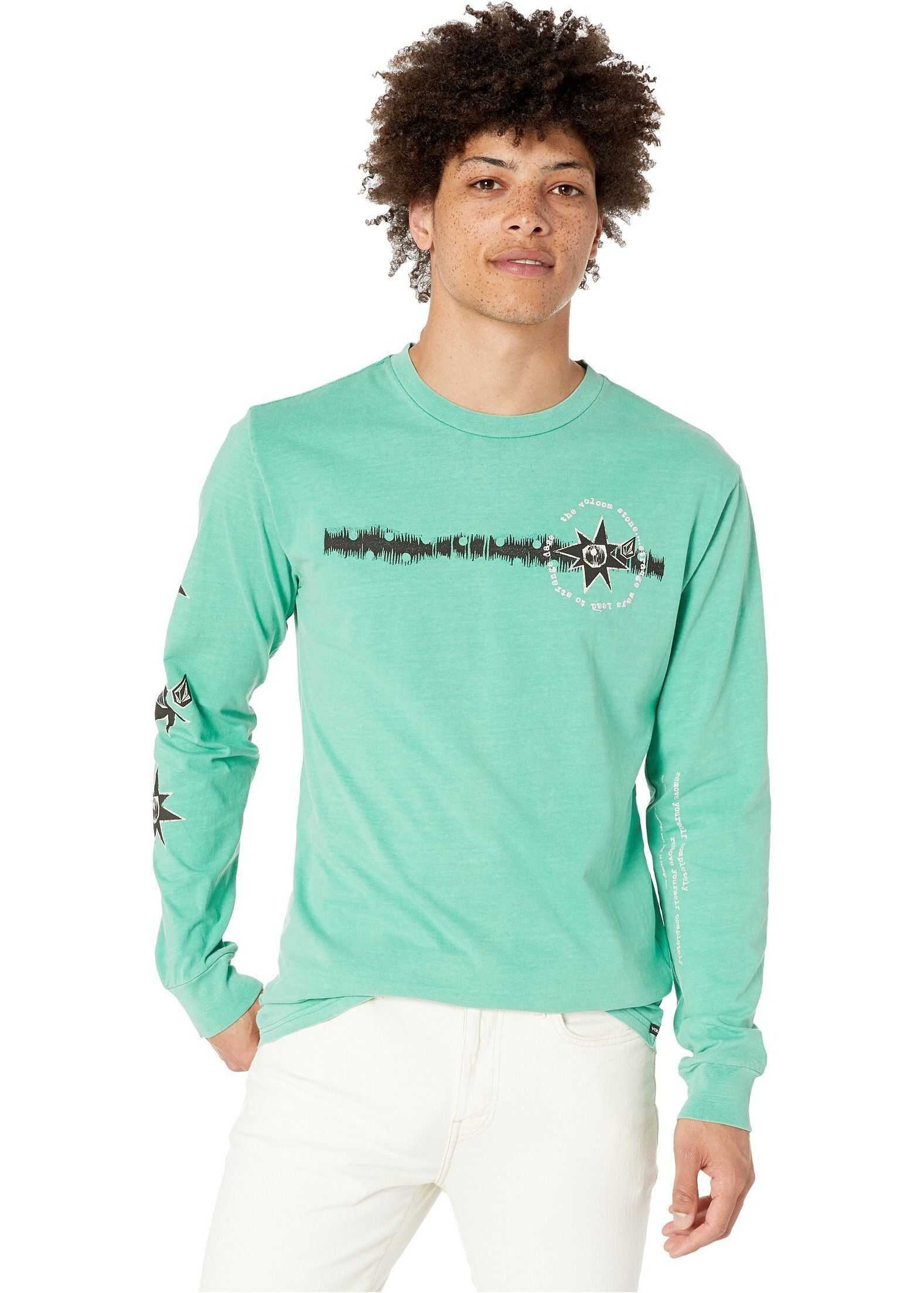 Volcom Mag Sketch Long Sleeve Tee* Wintergreen