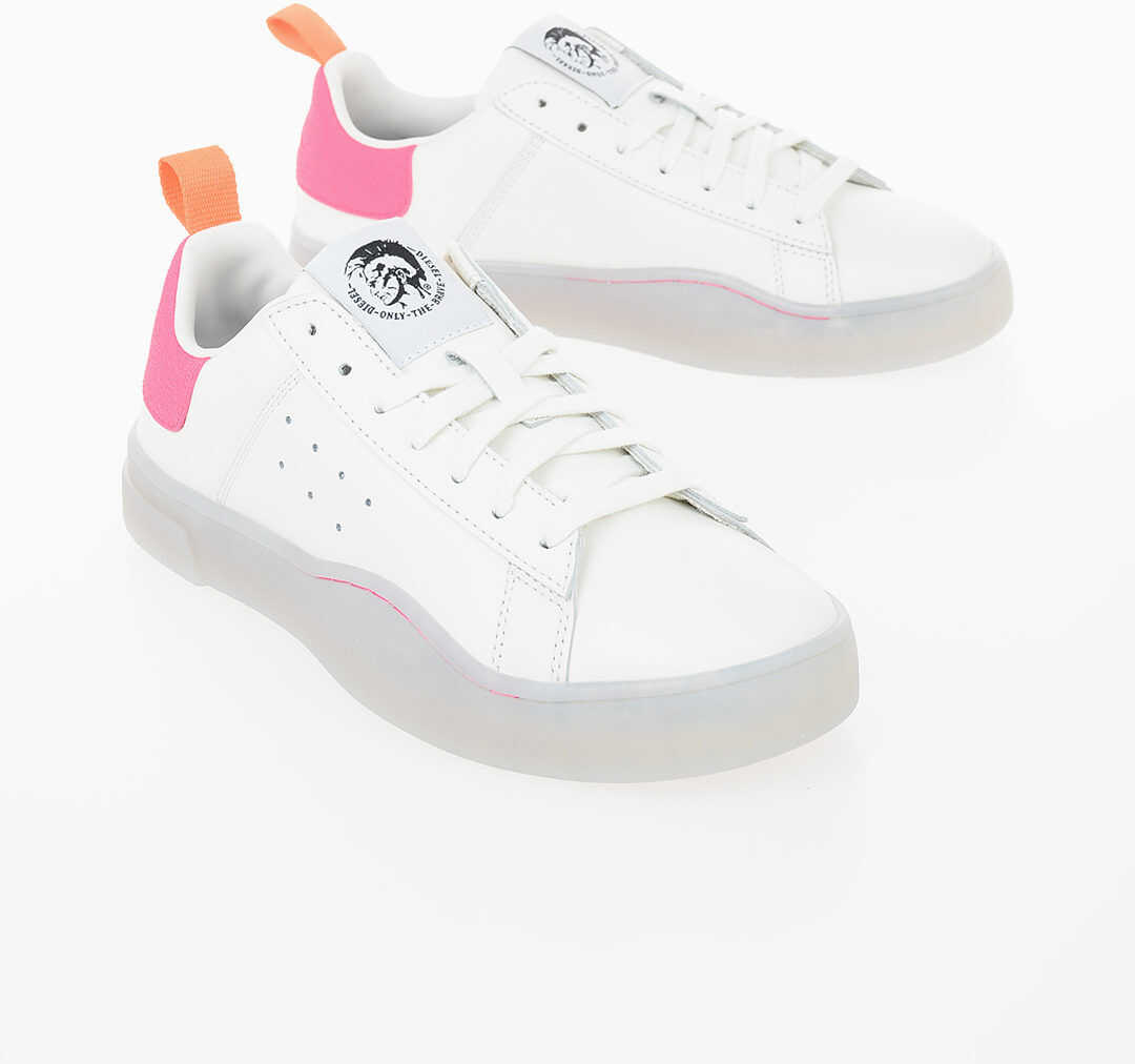 Diesel Leather CLEVER S-CLEVER LOW W Sneakers WHITE
