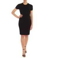 Rochii de zi Knitted Pencil Dress In Black Femei