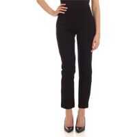 Pantaloni casual Slash Side Pockets Pants In Black Femei