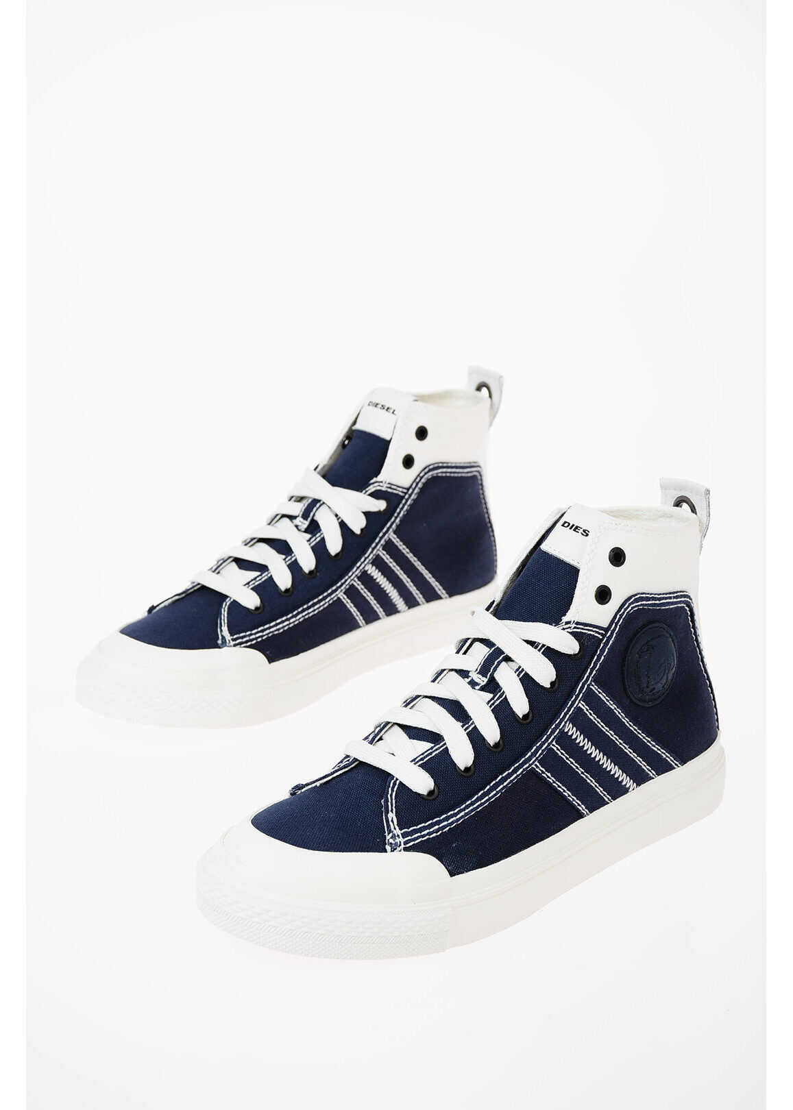 Diesel Fabric ASTICO S-ASTICO MID LACE Sneakers BLUE
