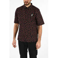 Camasi casual Printed S-FRIDAY-HAND Short Sleeve Shirt Barbati
