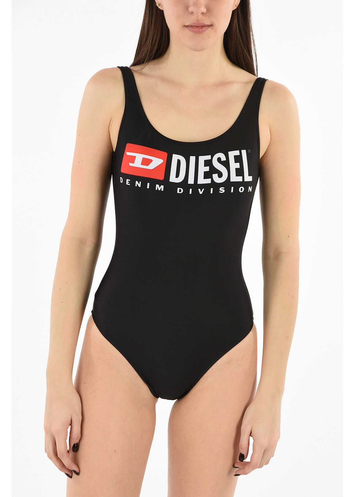 Diesel Backless Bfsw-Flamnew Swimsuit Black