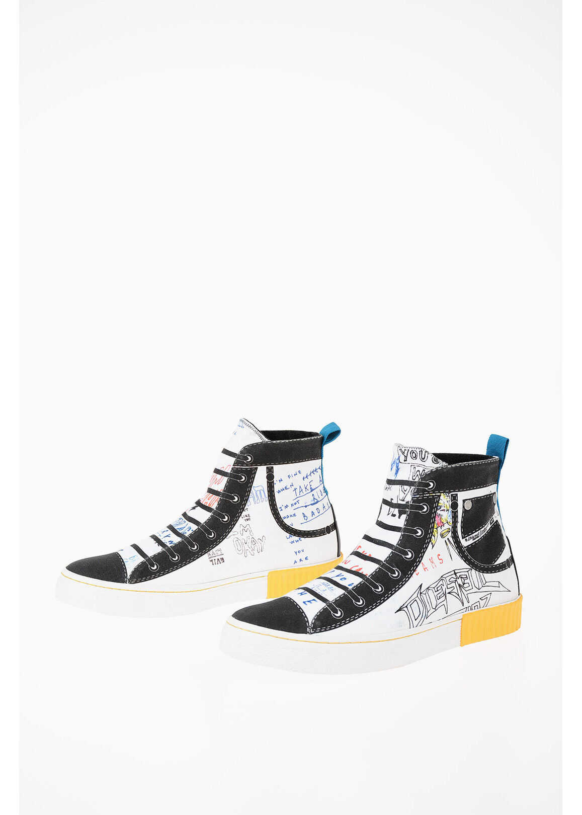 Diesel Printed DIESEL IMAGINEE S-DIESEL MAGINEE MID ON Sneakers MULTICOLOR