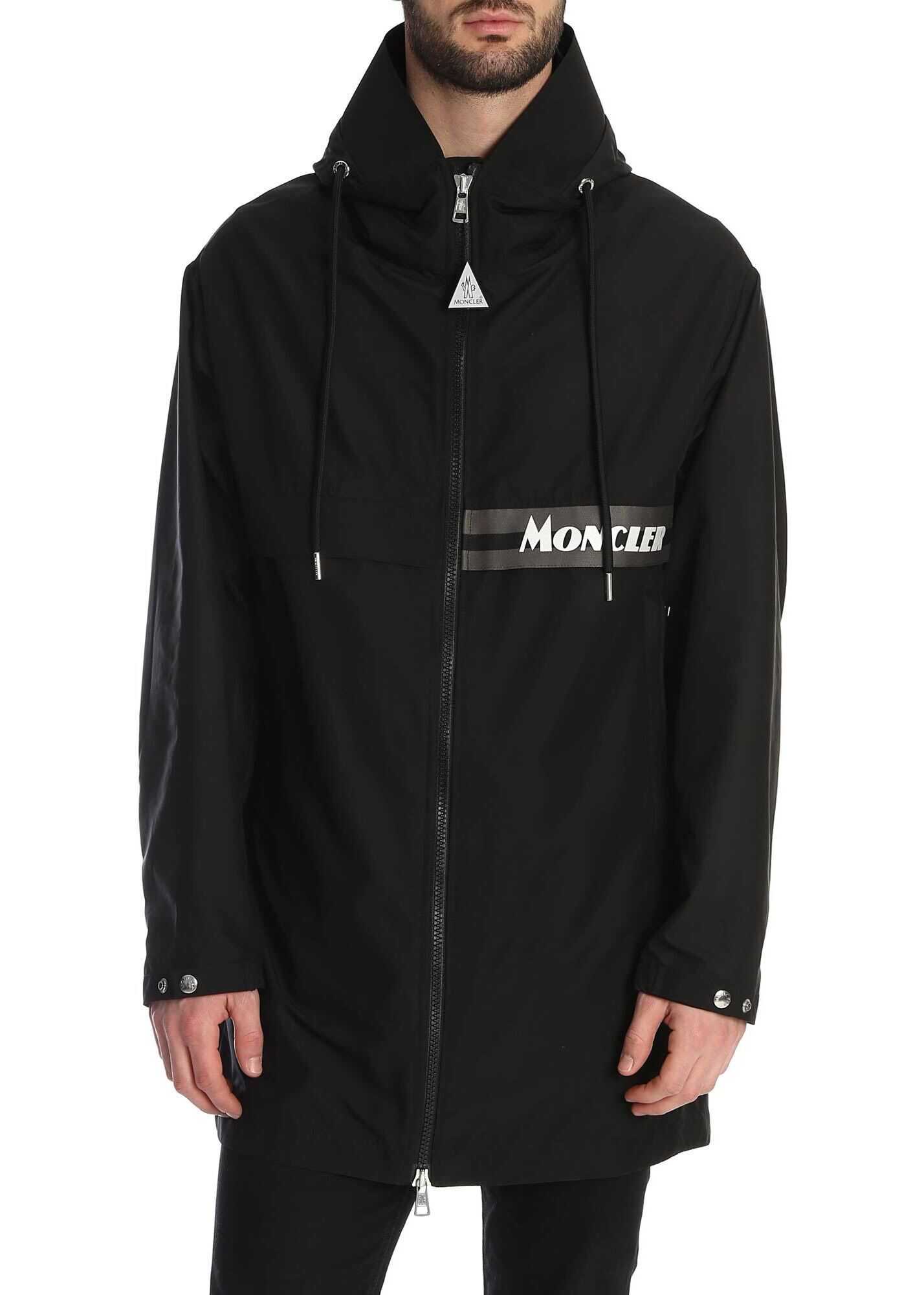 Moncler Ildut Jacket In Black Nylon 1C70300 549ML 999 ILDUT Black