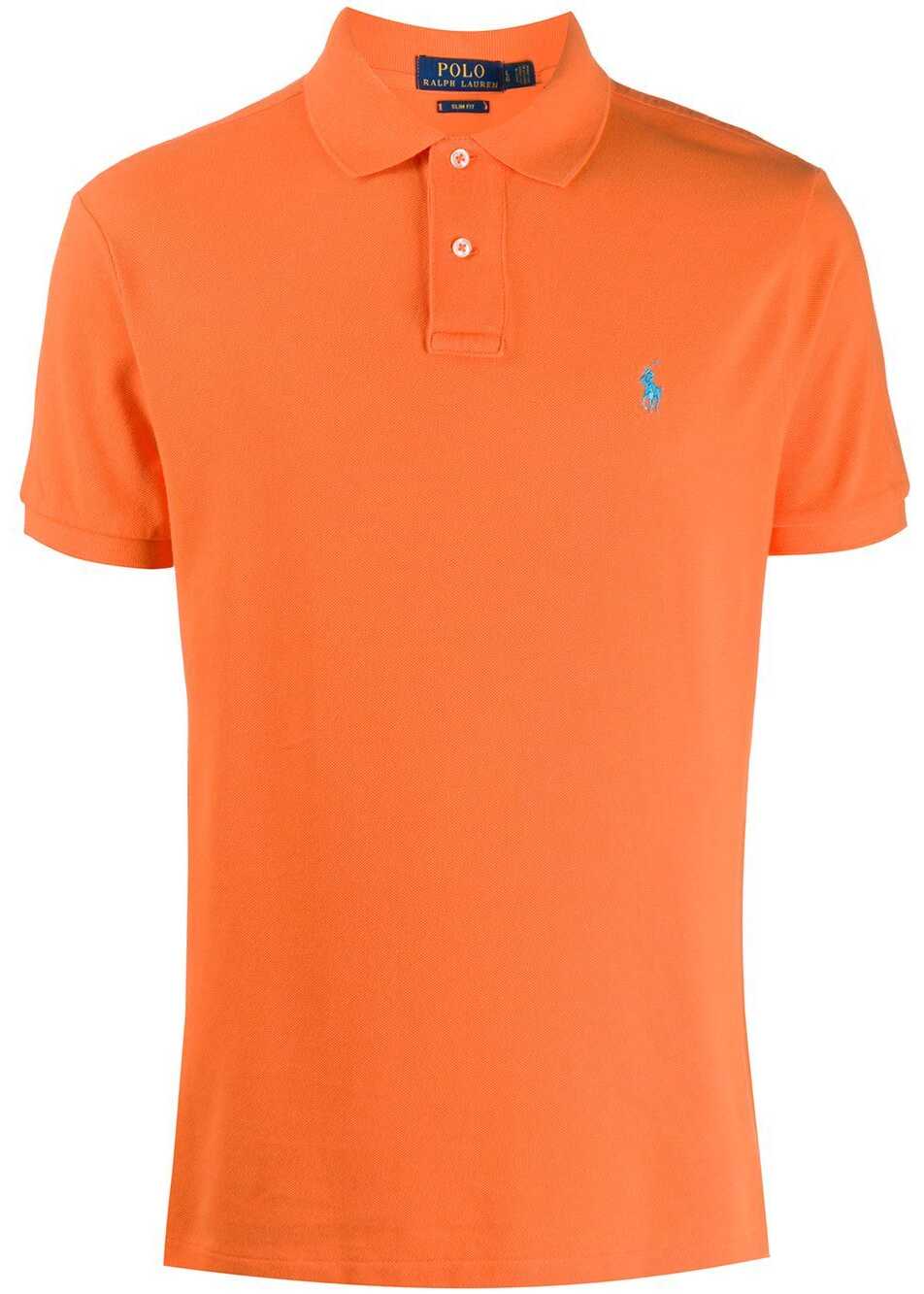Ralph Lauren Cotton Polo Shirt ORANGE