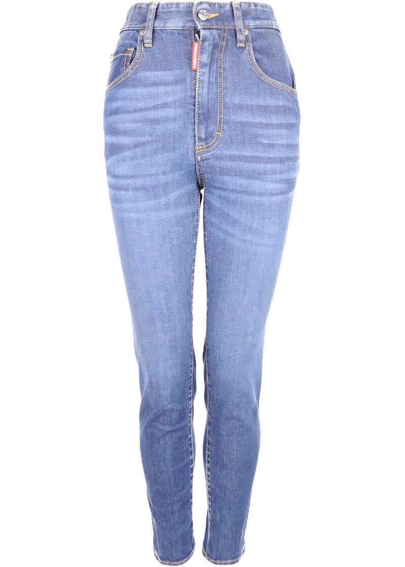 DSQUARED2 Twiggy Jean S75LB0298 Niebieski