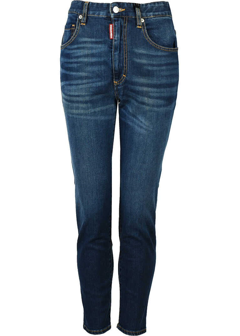 DSQUARED2 Twiggy Jean S75LB0298 Niebieski