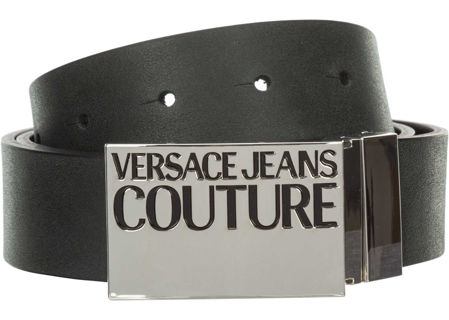 Versace Jeans Couture Leather Belt Green