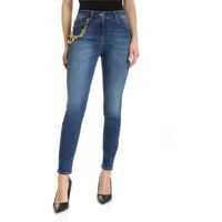 Blugi drepti Charm Faded Jeans In Blue Femei