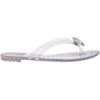 Slapi Transparent Flip Flop With Jeweled Heart Femei