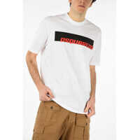 Tricouri Crewneck T-shirt with Printed Logo Barbati