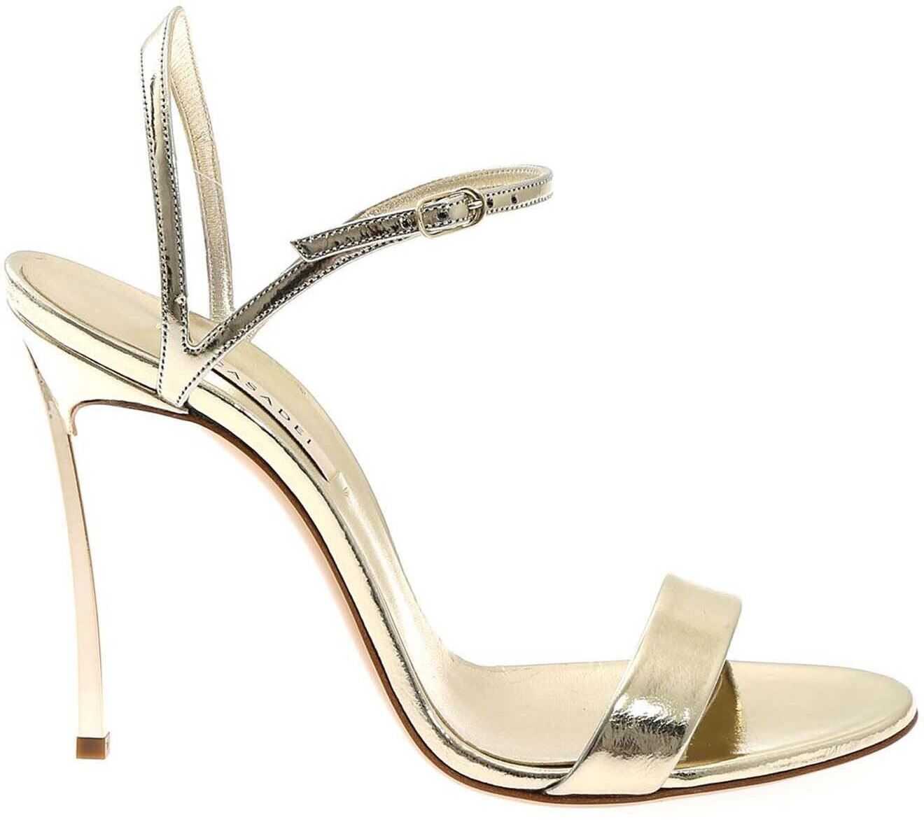 Blade Sandals In Platinum Color